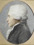 Portrait en buste de profil de Maximilien de Robespierre représenté en costume de député du-Joseph Boze-Giclee Print