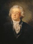 Portrait en buste de profil de Maximilien de Robespierre représenté en costume de député du-Joseph Boze-Giclee Print