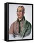 Joseph Brant (1742-1807) Chief of the Mohawks (Colour Litho)-American-Framed Stretched Canvas