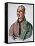 Joseph Brant (1742-1807) Chief of the Mohawks (Colour Litho)-American-Framed Stretched Canvas