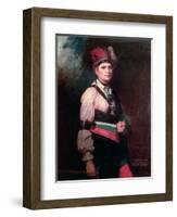 Joseph Brant, Chief of the Mohawks, 1742-1807-George Romney-Framed Giclee Print