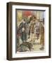 Joseph brothers do not recognise him in Egypt-Charles Edmund Brock-Framed Giclee Print