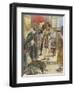 Joseph brothers do not recognise him in Egypt-Charles Edmund Brock-Framed Giclee Print