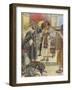 Joseph brothers do not recognise him in Egypt-Charles Edmund Brock-Framed Giclee Print