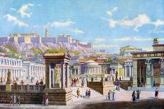 The Agora Below the Acropolis, Athens, Greece, 1933-1934-Joseph Buhlmann-Stretched Canvas