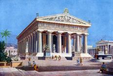 The Agora Below the Acropolis, Athens, Greece, 1933-1934-Joseph Buhlmann-Framed Stretched Canvas