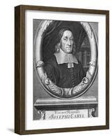 Joseph Caryl, Churchman-R White-Framed Art Print