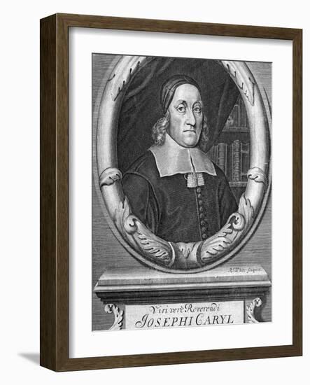 Joseph Caryl, Churchman-R White-Framed Art Print