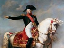 Equestrian Portrait of Napoleon I (1769-1821) 1810-Joseph Chabord-Framed Stretched Canvas