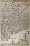 Map of Liguria, 3rd Part-Joseph Chaffrion-Stretched Canvas