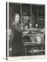 Joseph Chamberlain Liberal Politician Speaking in the House of Commons on 2 August 1901-Sidney Paget-Stretched Canvas