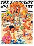 "King of the Beach," Saturday Evening Post Cover, September 3, 1932-Joseph Christian Leyendecker-Giclee Print