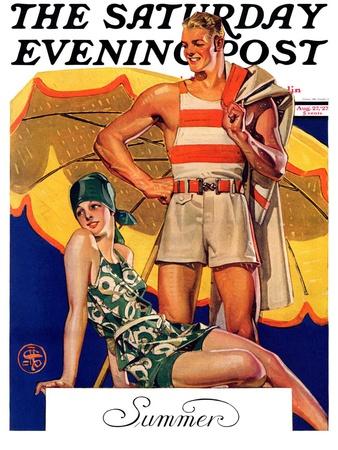 Saturday Evening Post 1926年Sun set Saturday Evening Post 1926年