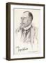 Joseph Conrad Polish-Born Writer in 1921-R.g. Mathews-Framed Art Print