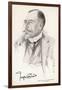 Joseph Conrad Polish-Born Writer in 1921-R.g. Mathews-Framed Art Print