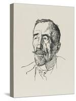 Joseph Conrad Polish-Born Writer in 1922-Powys Evans-Stretched Canvas