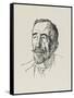 Joseph Conrad Polish-Born Writer in 1922-Powys Evans-Framed Stretched Canvas