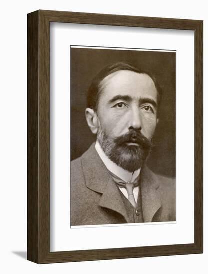 Joseph Conrad Polish-Born Writer-null-Framed Photographic Print