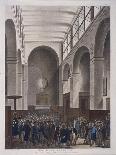 Interior View of the Doctors' Commons, City of London, 1808-Joseph Constantine Stadler-Giclee Print