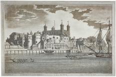 South View of the Tower of London with Boats on the River Thames, 1795-Joseph Constantine Stadler-Giclee Print
