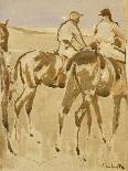 American Jockeys, or Racehorses-Joseph Crawhall-Giclee Print