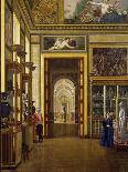 The Hall of the Jewels, the Musee Charles X at the Louvre Museum-Joseph Desire Court-Framed Giclee Print