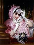 Woman with Mask, 1843-Joseph Desire Court-Framed Giclee Print