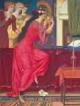 Changing the Letter, 1908-9 (Tempera on Linen)-Joseph Edward Southall-Giclee Print