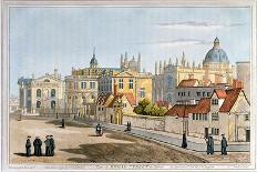 Broad Street, Oxford, Engraving, 1793-Joseph Farington-Framed Giclee Print