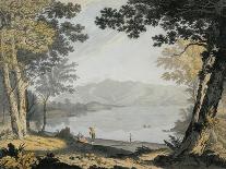 View of Skiddaw and Derwentwater, C.1780 (W/C and Pen over Pencil)-Joseph Farington-Giclee Print