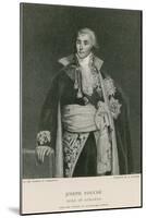 Joseph Fouche, Duke of Otranto-Claude-Marie Dubufe-Mounted Giclee Print