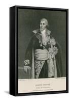Joseph Fouche, Duke of Otranto-Claude-Marie Dubufe-Framed Stretched Canvas