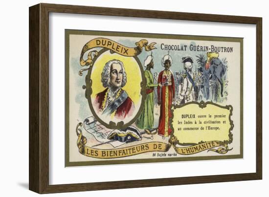 Joseph Francois Dupleix, Governor General of French Possessions in India-null-Framed Giclee Print