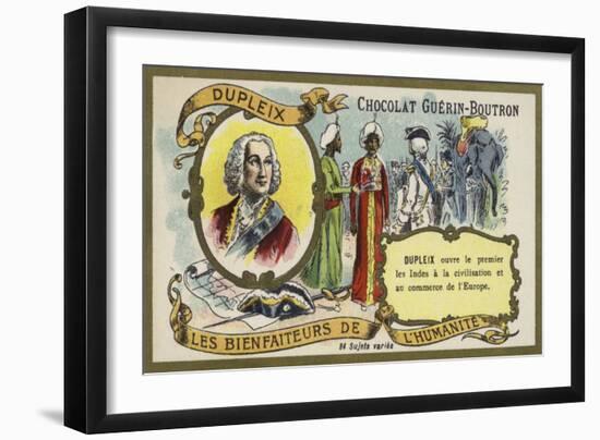 Joseph Francois Dupleix, Governor General of French Possessions in India-null-Framed Giclee Print