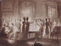 The Sala Meridiana at the Pitti Palace, 1813-Joseph Franque-Giclee Print