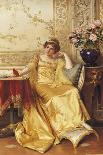 An Elegant Lady in an Interior-Joseph Frederic Soulacroix-Giclee Print