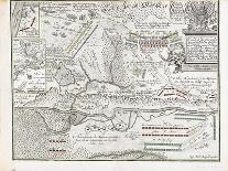 Map of the Battle of Poltava on 27 June 1709-Joseph Friedrich Leopold-Framed Stretched Canvas