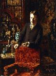 A Gentleman in an Interior, 1881-Joseph-gabriel Aubrun-Laminated Giclee Print