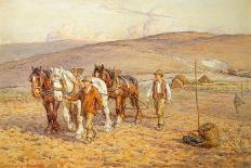 Ploughing-Joseph Harold Swanwick-Giclee Print