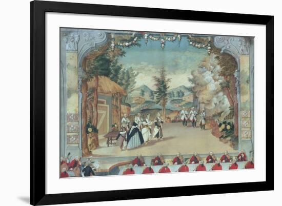 Joseph Haydn (1732-1809) at the First Performance of His Opera "L'Incontro Improvviso"-null-Framed Giclee Print