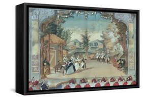 Joseph Haydn (1732-1809) at the First Performance of His Opera "L'Incontro Improvviso"-null-Framed Stretched Canvas