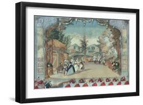 Joseph Haydn (1732-1809) at the First Performance of His Opera "L'Incontro Improvviso"-null-Framed Giclee Print