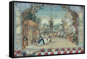 Joseph Haydn (1732-1809) at the First Performance of His Opera "L'Incontro Improvviso"-null-Framed Stretched Canvas