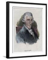 Joseph Haydn, Austrian Composer-null-Framed Giclee Print