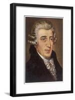 Joseph Haydn Austrian Musician and Composer-null-Framed Art Print