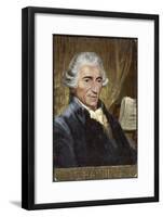 Joseph Haydn Austrian Musician and Composer-Eichhorn-Framed Art Print