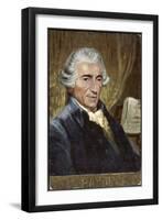 Joseph Haydn Austrian Musician and Composer-Eichhorn-Framed Art Print