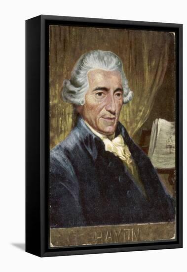 Joseph Haydn Austrian Musician and Composer-Eichhorn-Framed Stretched Canvas