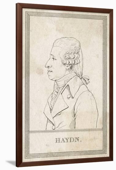 Joseph Haydn, French-null-Framed Art Print