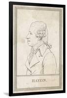 Joseph Haydn, French-null-Framed Art Print